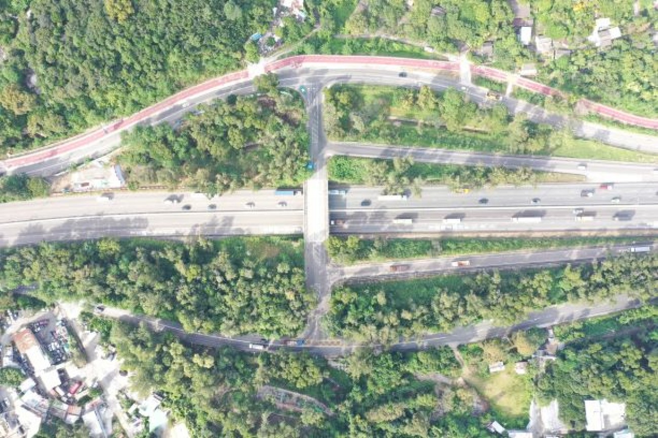 2021-11 Construction of Pak Shek Au Interchange